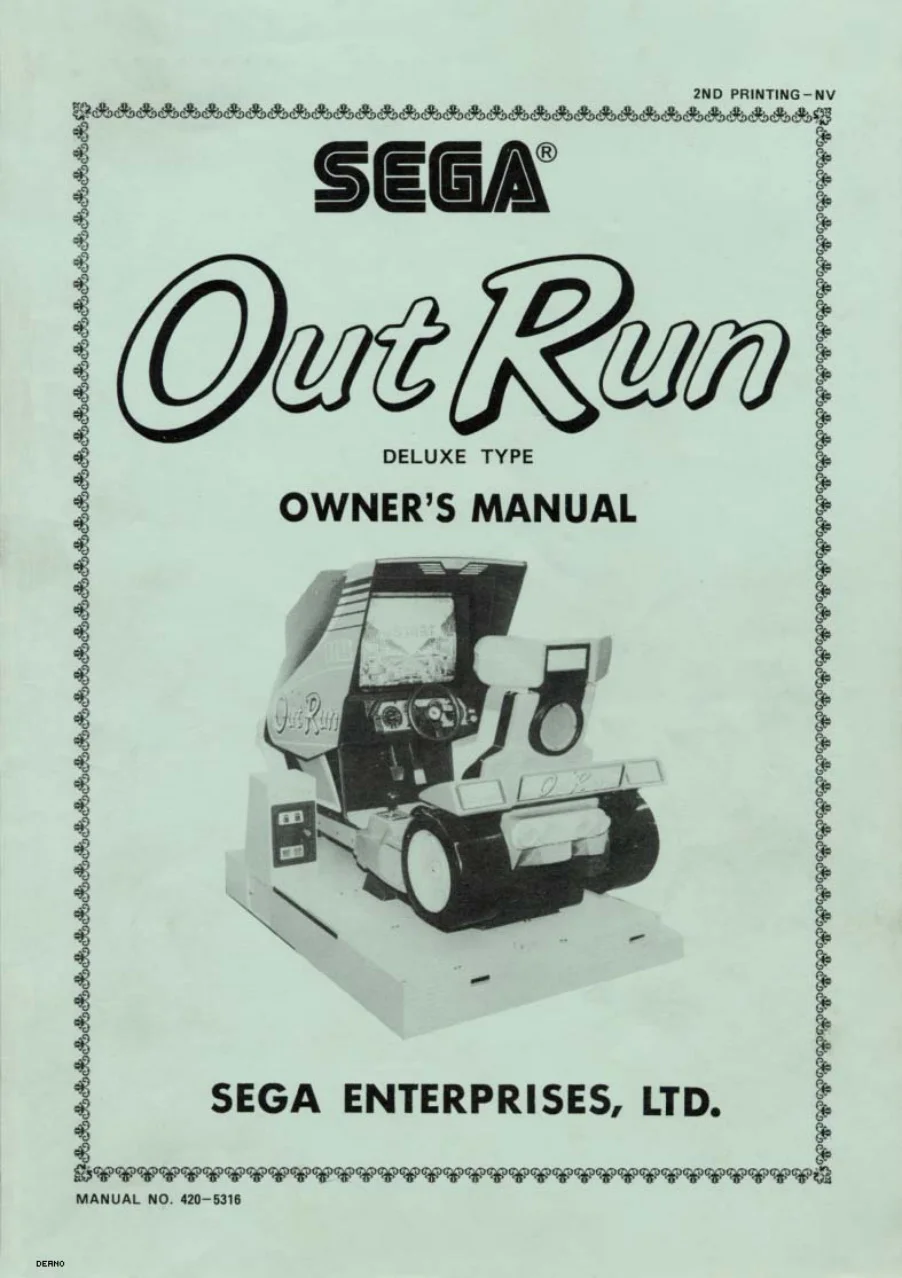 out run deluxe sitdown manual|sega|cabinets|.webp