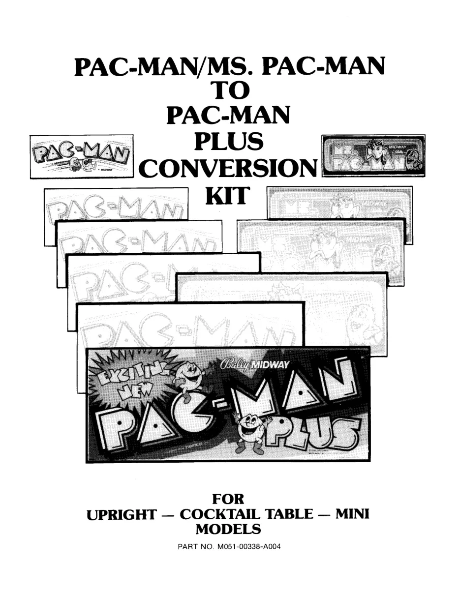 pac-man plus converstion conversion kit instructions|bally-midway|games|.webp