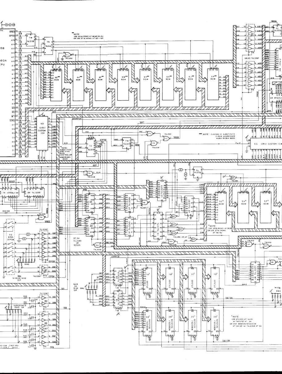 pac-man schematic|namco|schematics-and-wiring|.webp