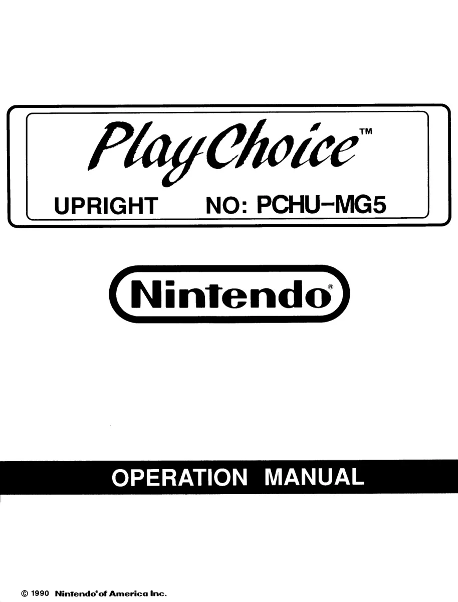 pc 10 upright operation manual|nintendo|cabinets|.webp