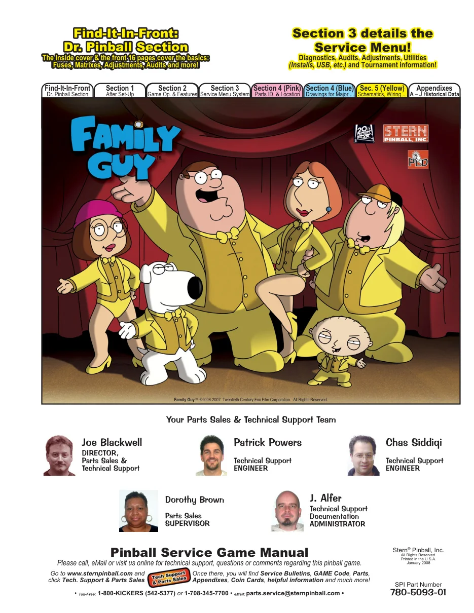 pinball family guy manual|stern|pinball-em-adjacent|.webp