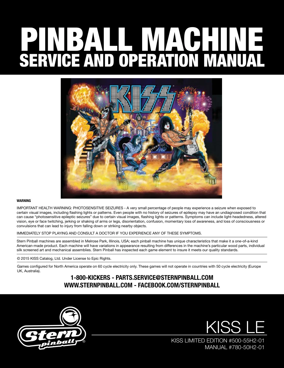 pinball kiss limited edition manual|stern|pinball-em-adjacent|.webp