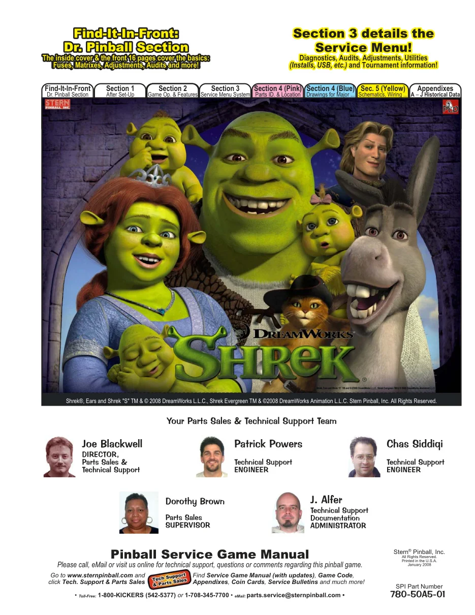 pinball shrek manual|stern|pinball-em-adjacent|.webp
