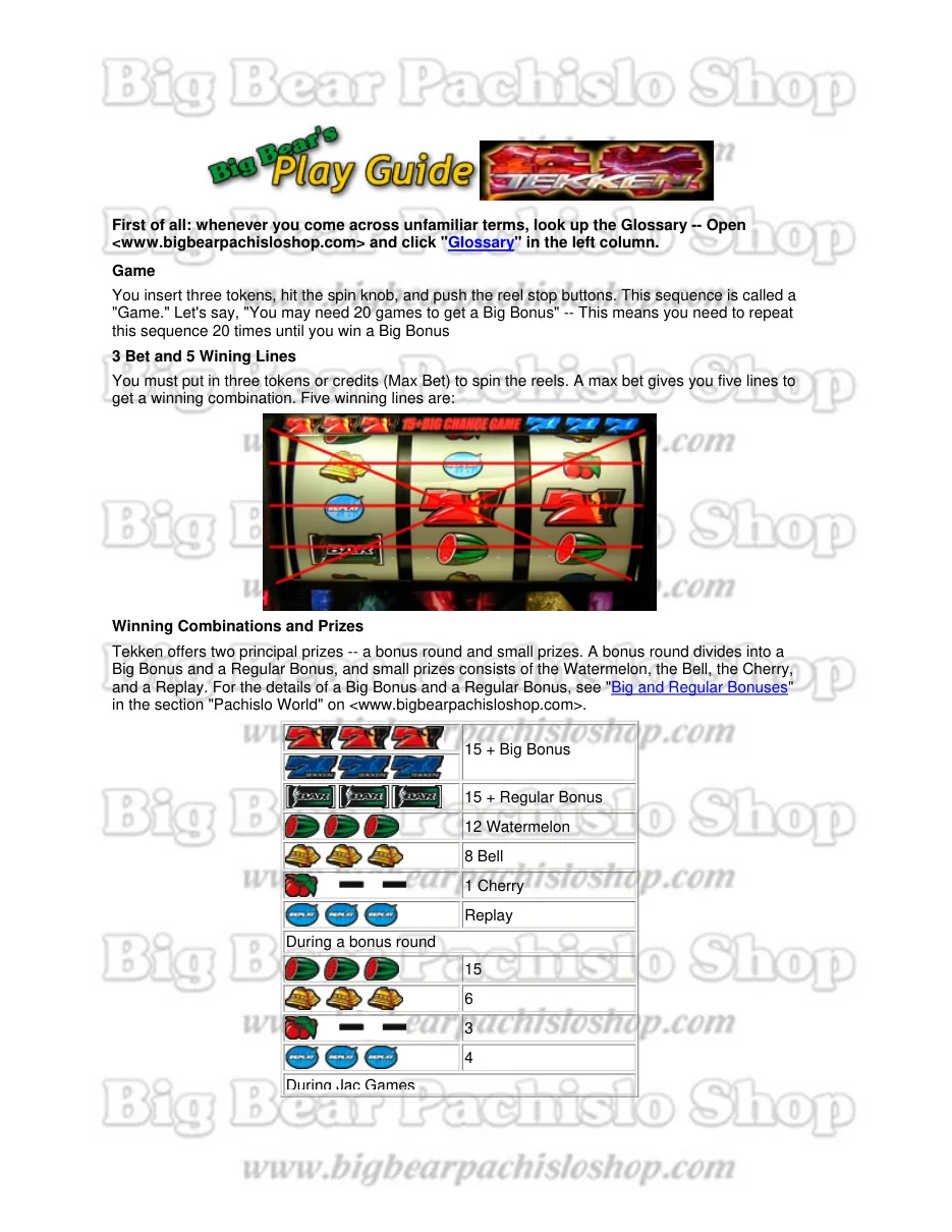 play guide pachislo tekken manual|unknown|pinball-em-adjacent|.webp