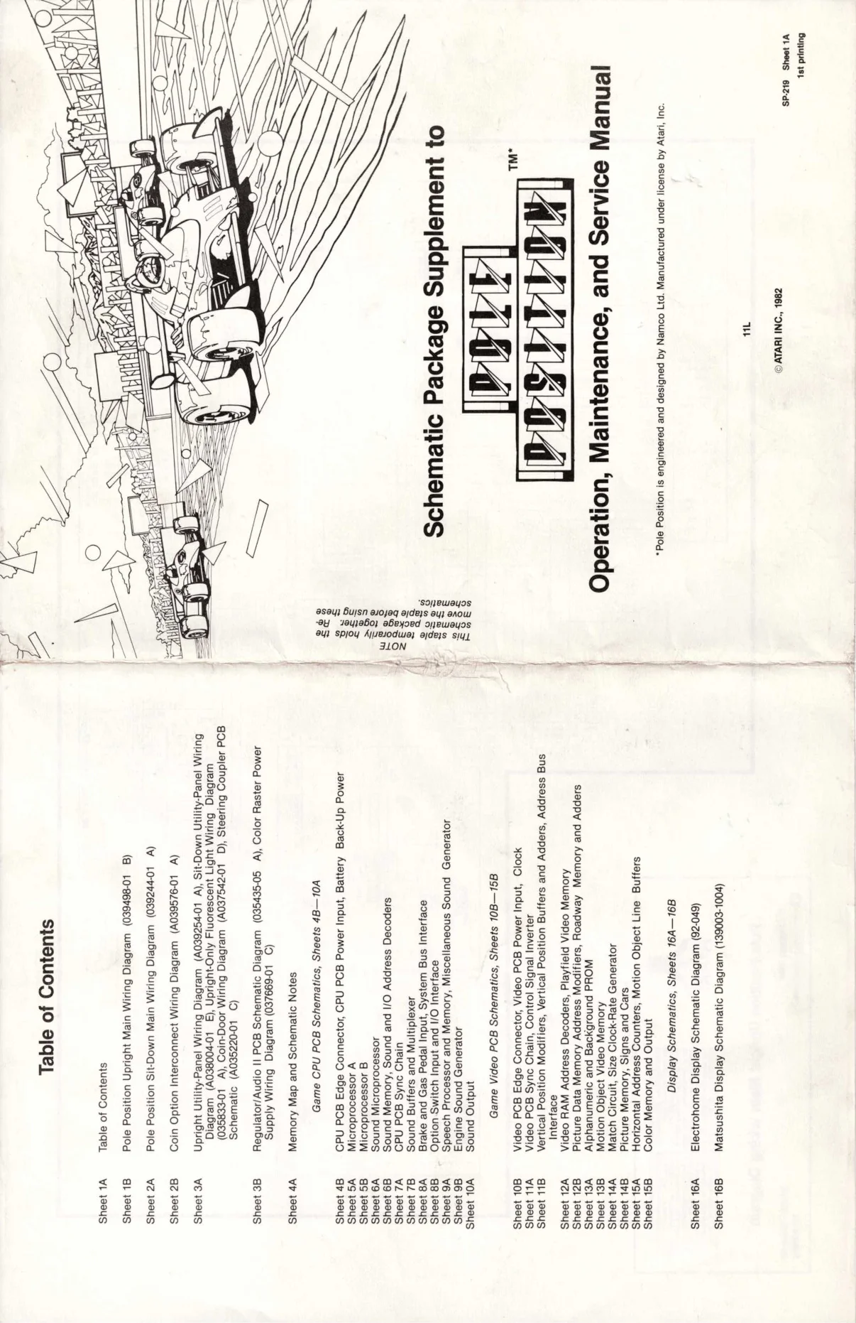 pole position package schematic|atari|schematics-and-wiring|.webp