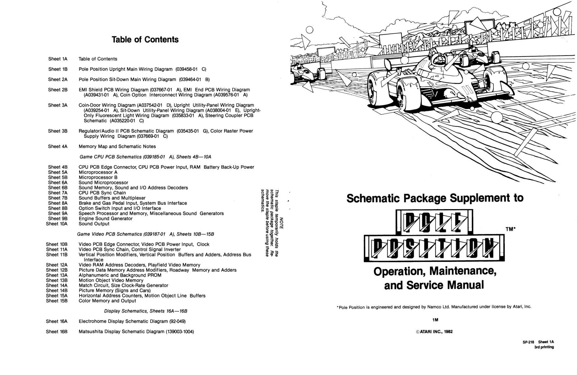 pole position schematic|atari|schematics-and-wiring|3rd printing.webp