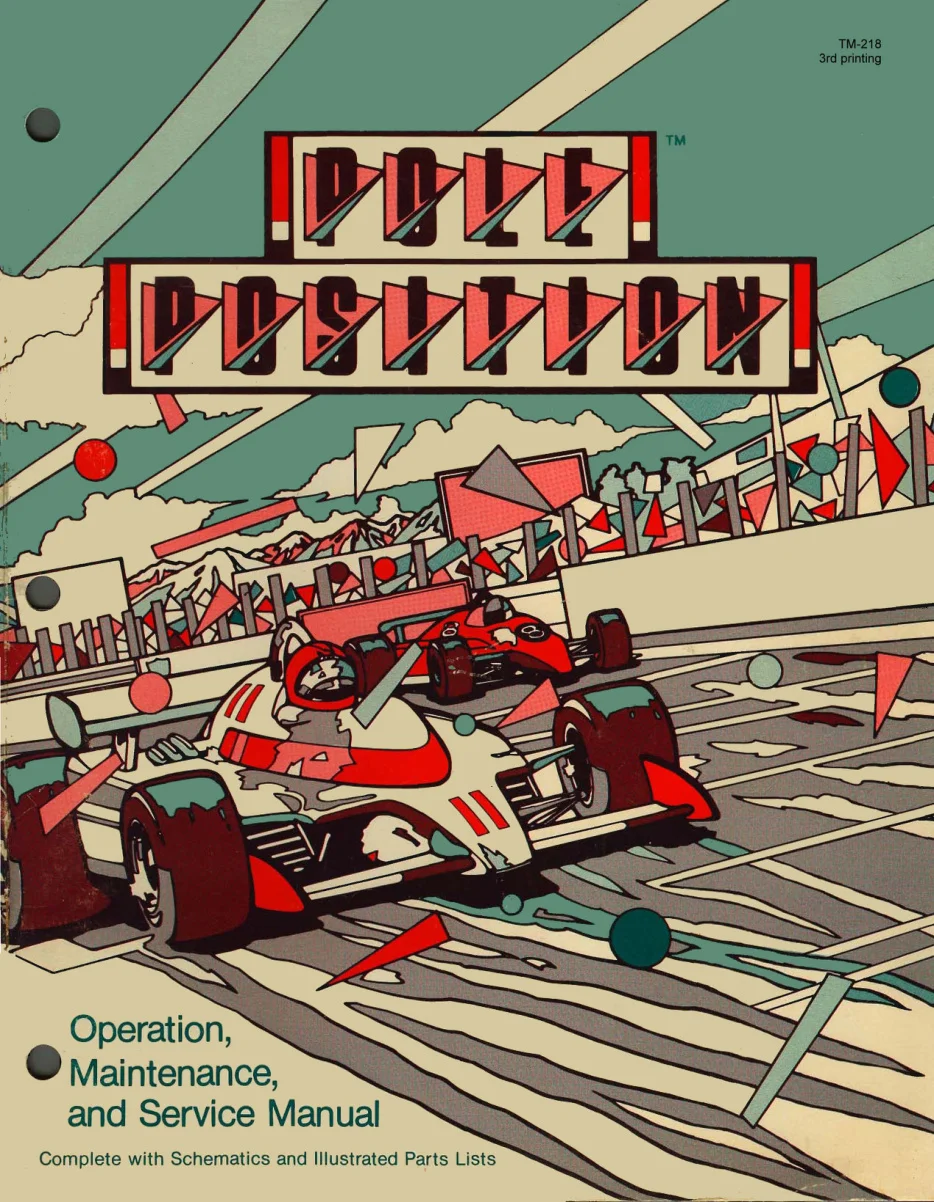 pole position tm-218 manual|atari|games|3rd printing.webp