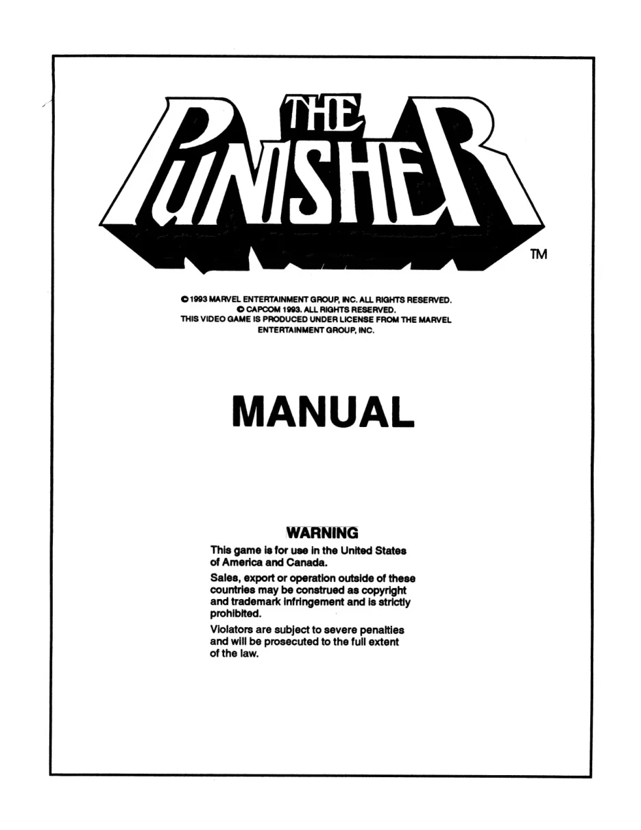punisher the us manual|capcom|games|.webp