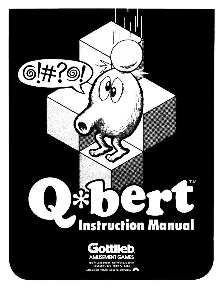 q bert instruction manual|gottlieb|games|.webp