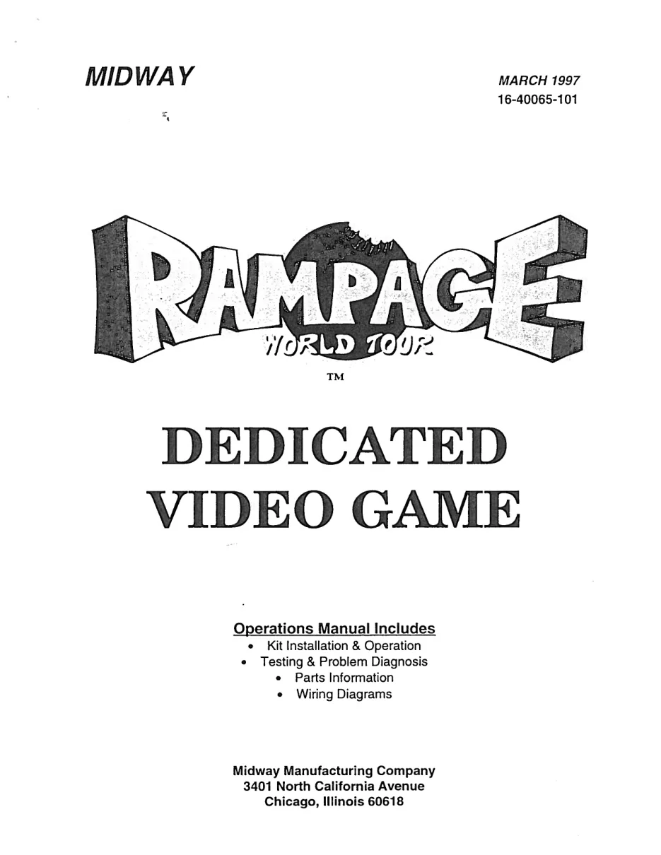 rampage world tour operation manual|bally-midway|games|.webp