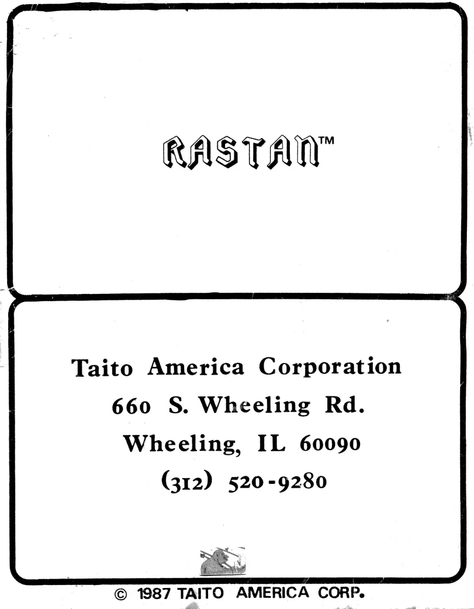 rastan manual|taito|games|.webp