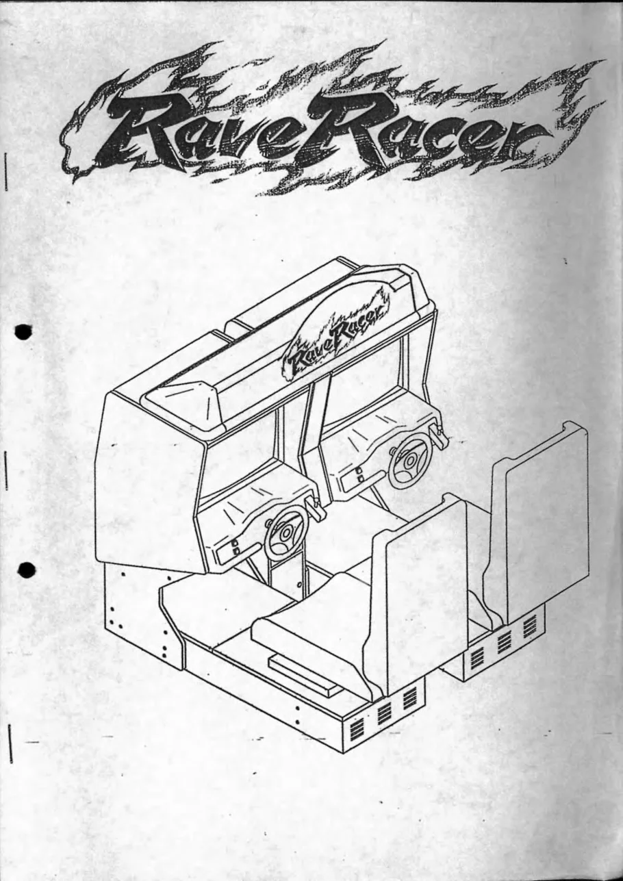 rave racer manual|namco|games|.webp