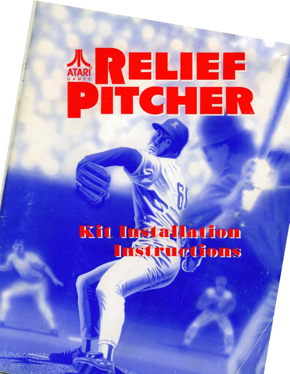 relief pitcher tm-376 manual|atari|games|1st printing.webp