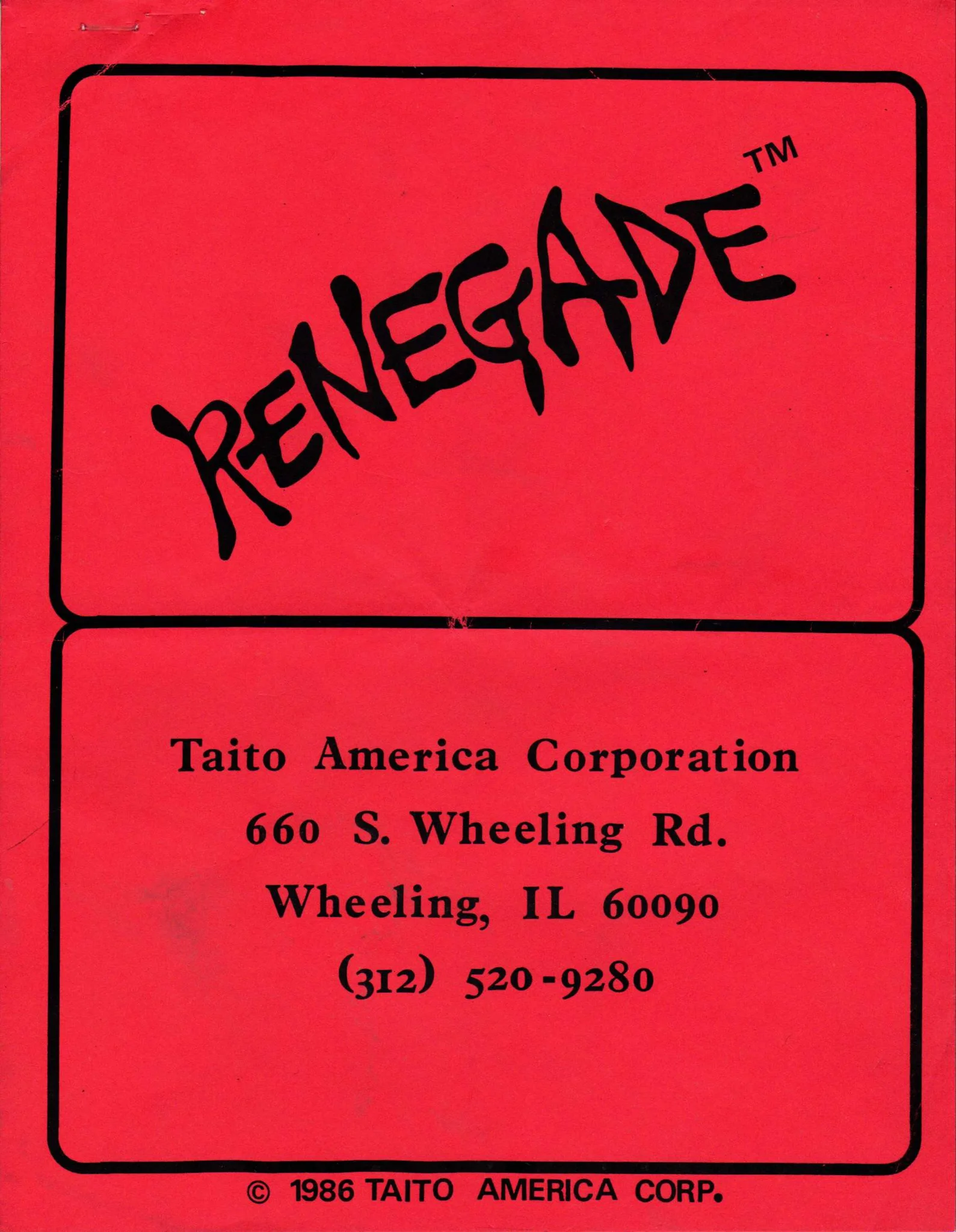 renegade manual|technos|games|.webp