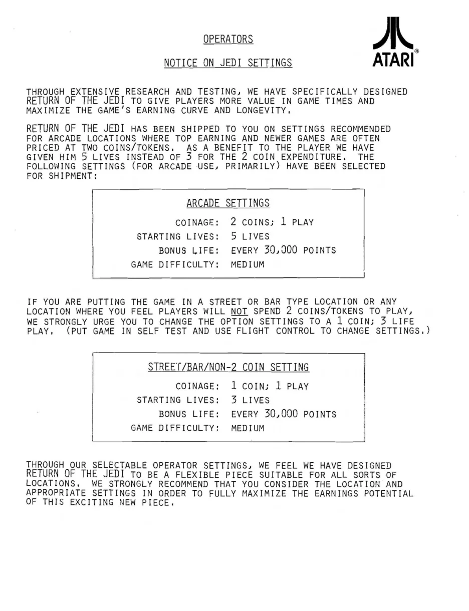 return of the jedi service bulletin|atari|games|.webp