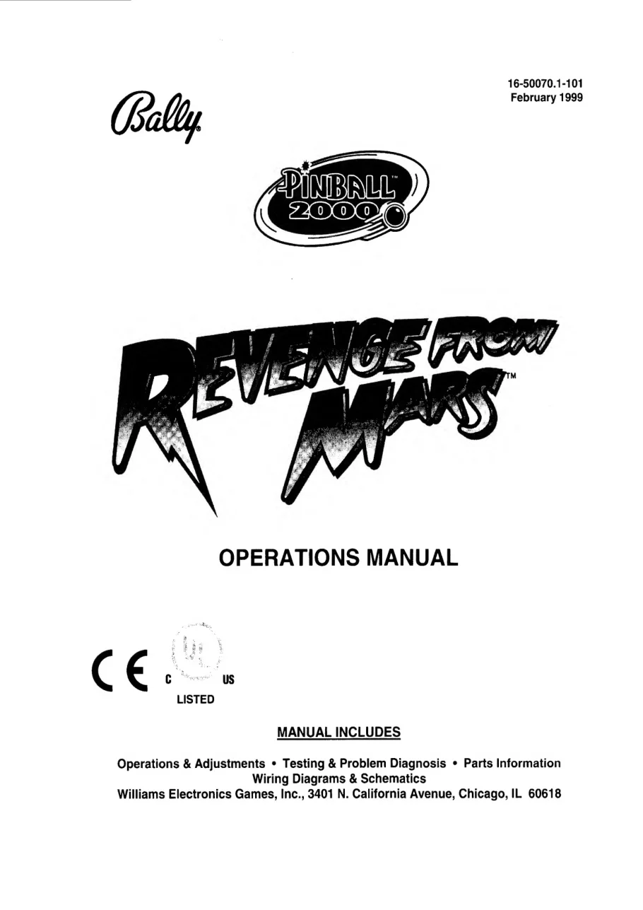 revenge from mars operation manual|bally|pinball-em-adjacent|revenge.webp