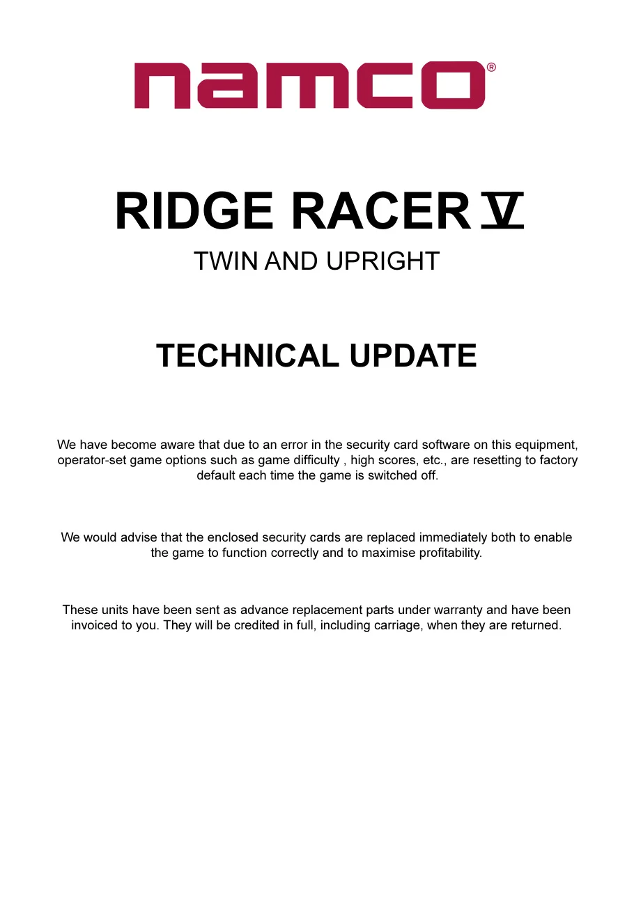 ridge racer 5 update 2 manual|namco|games|.webp
