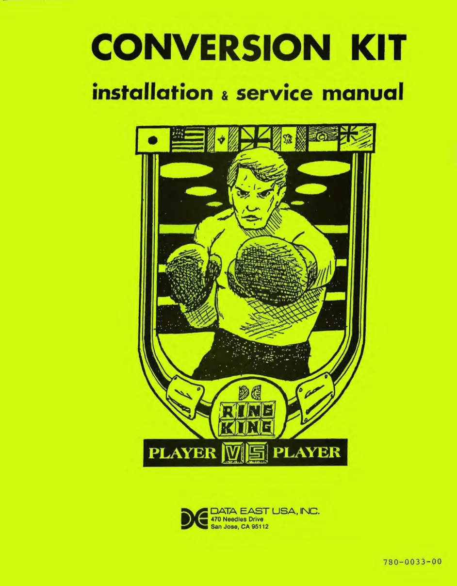 ring king ii player vs 780 conversion kit instructions|data-east|games|.webp