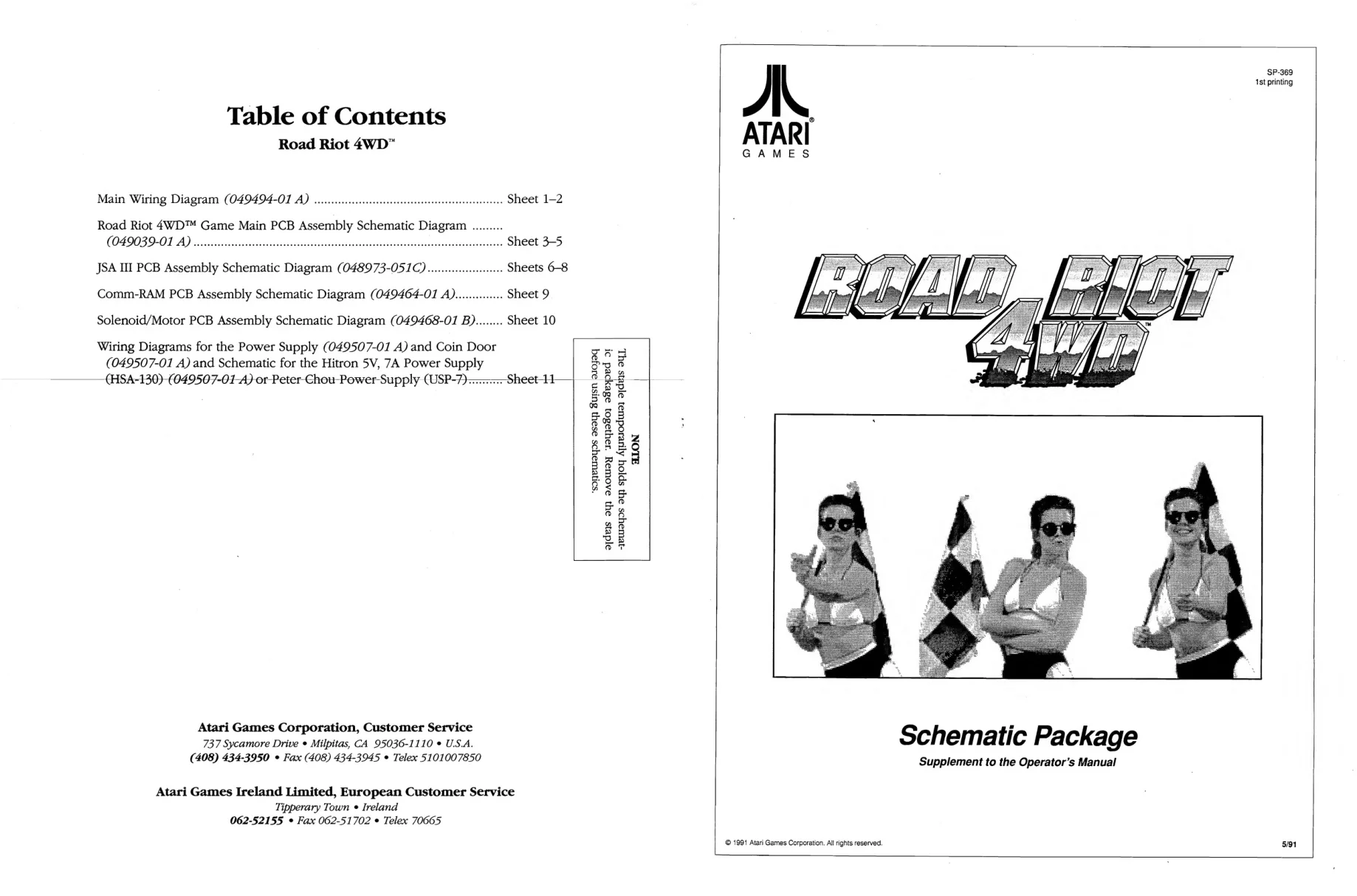 road riot 4wd sp-369 manual|atari|games|1st printing.webp