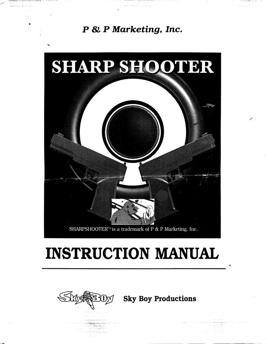 sharpshooter manual|exidy|games|.webp