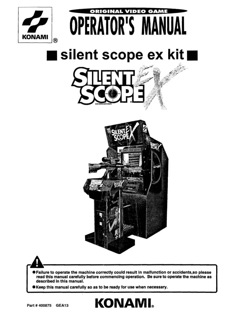silent scope ex conversion kit instructions|konami|games|.webp