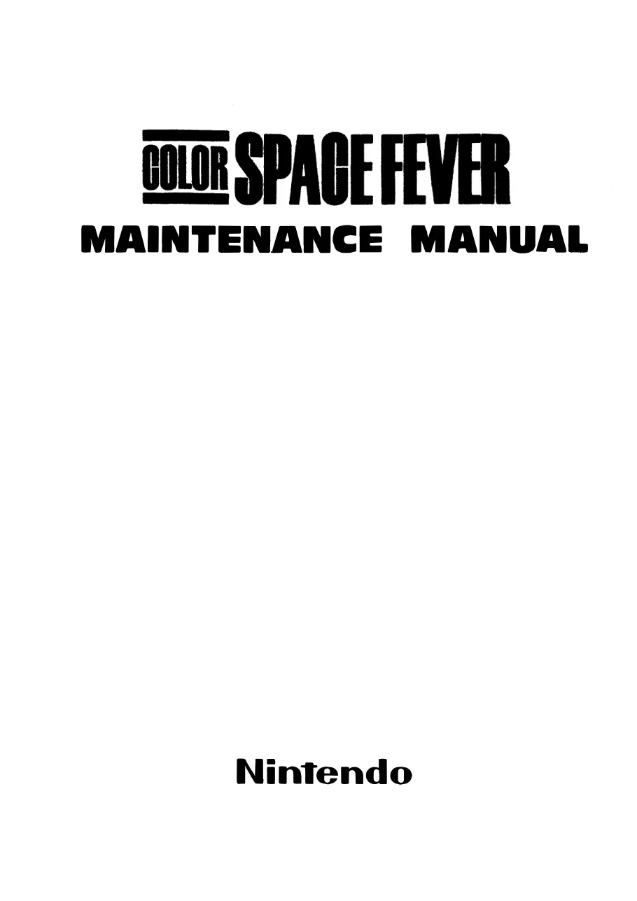 space fever color maintenance manual|nintendo|games|.webp