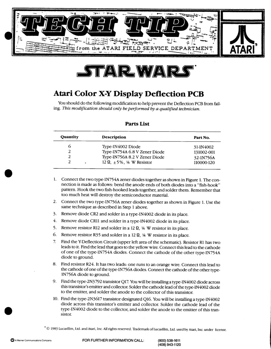 star wars tech tip xy manual|atari|games|.webp