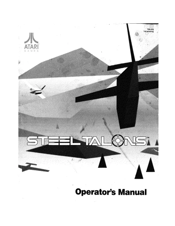 steel talons tm-370 manual|atari|games|1st printing.webp