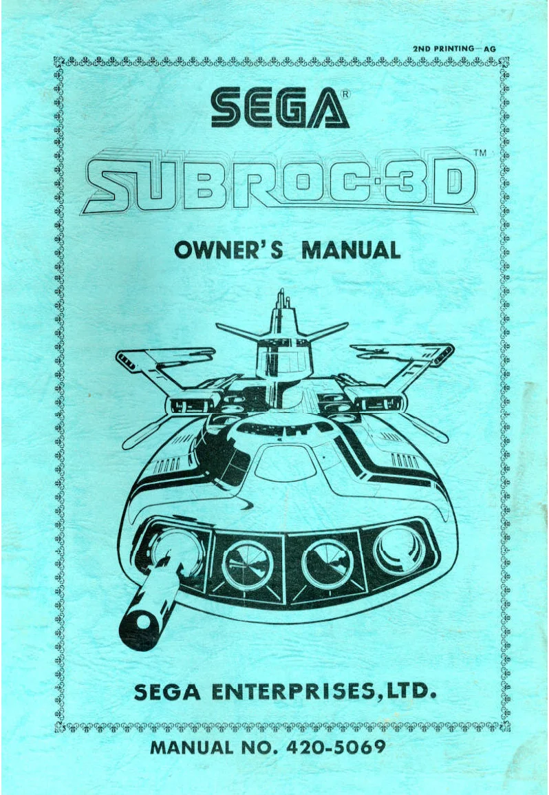 sub roc-3d manual|sega|games|2nd printing.webp