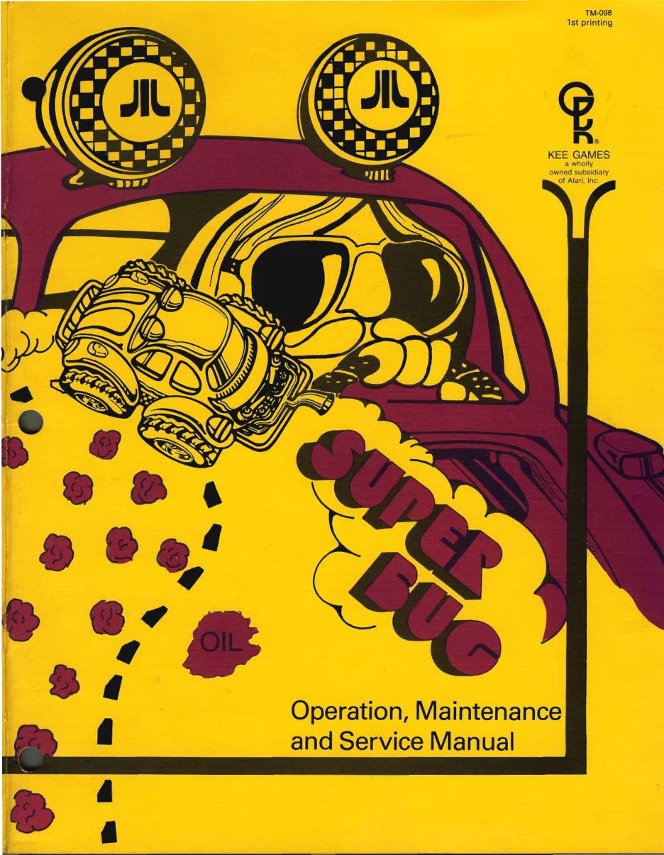 super bug tm-098 manual|atari|games|1st printing.webp