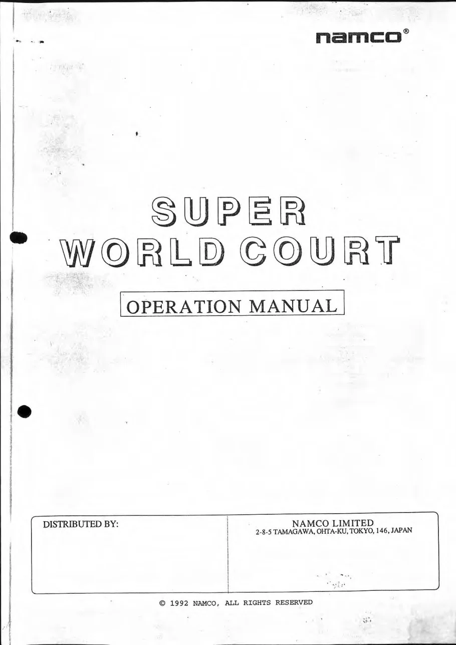 super world court operation manual|namco|games|.webp