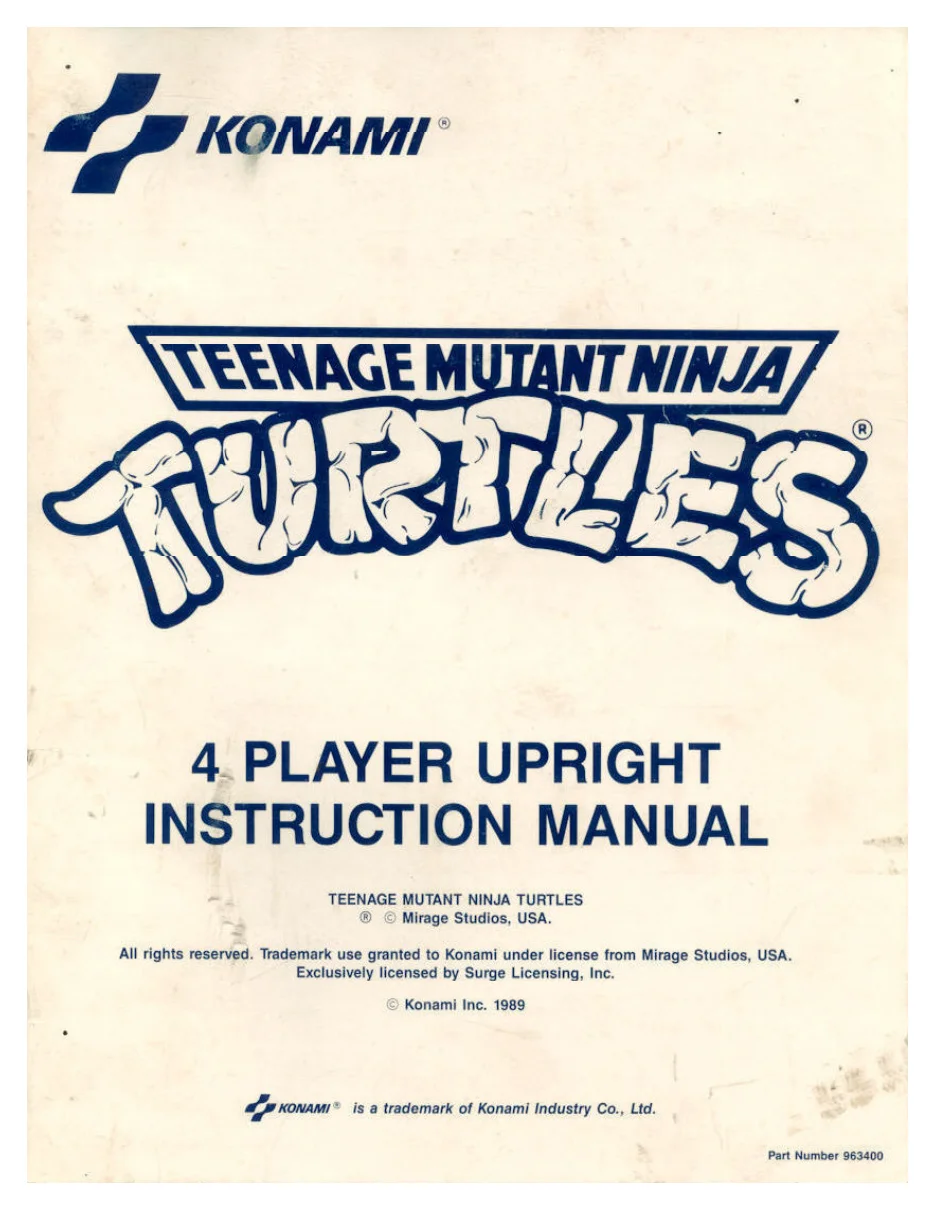 teenage munant ninja turtles manual|konami|games|.webp