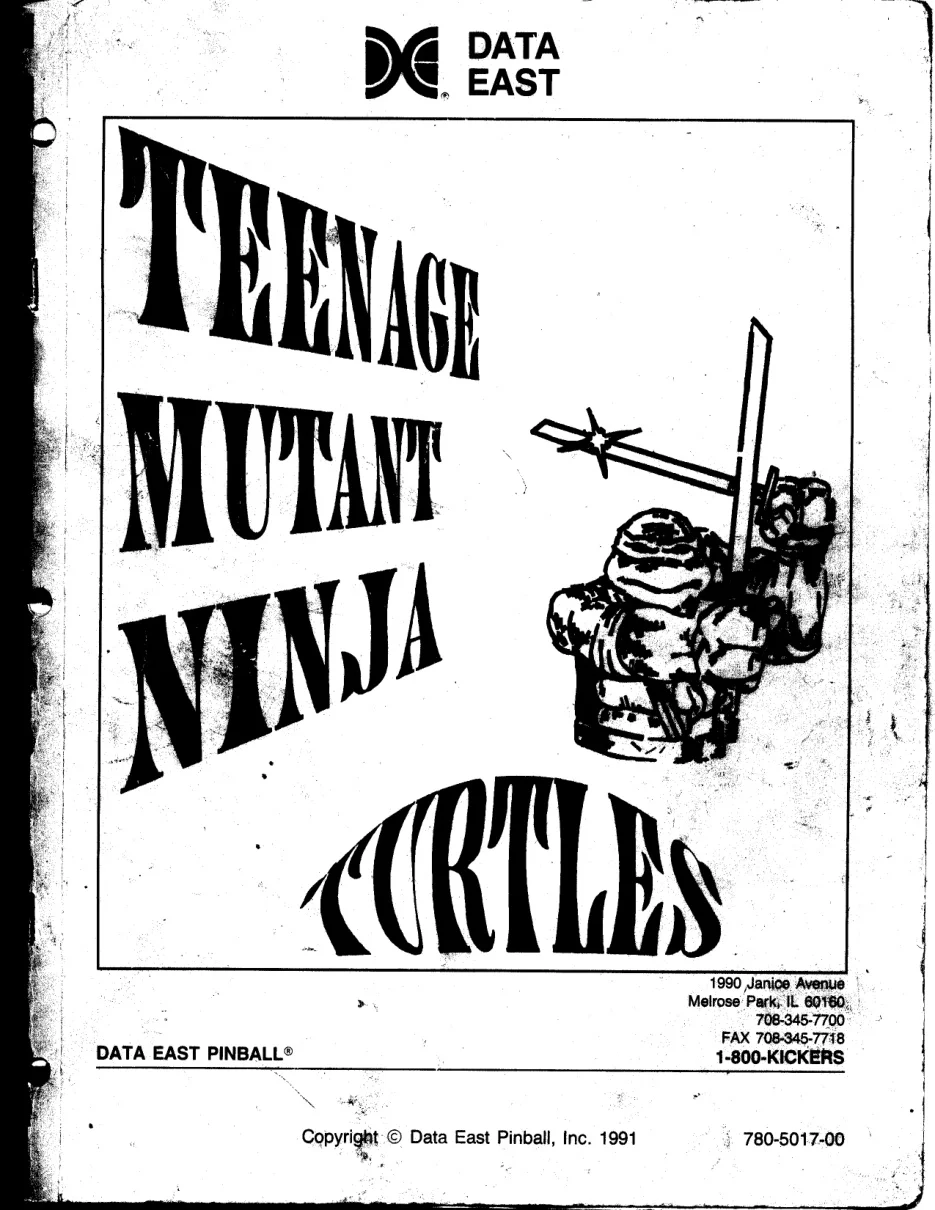 teenage mutant ninja turtles manual|data-east|pinball-em-adjacent|.webp