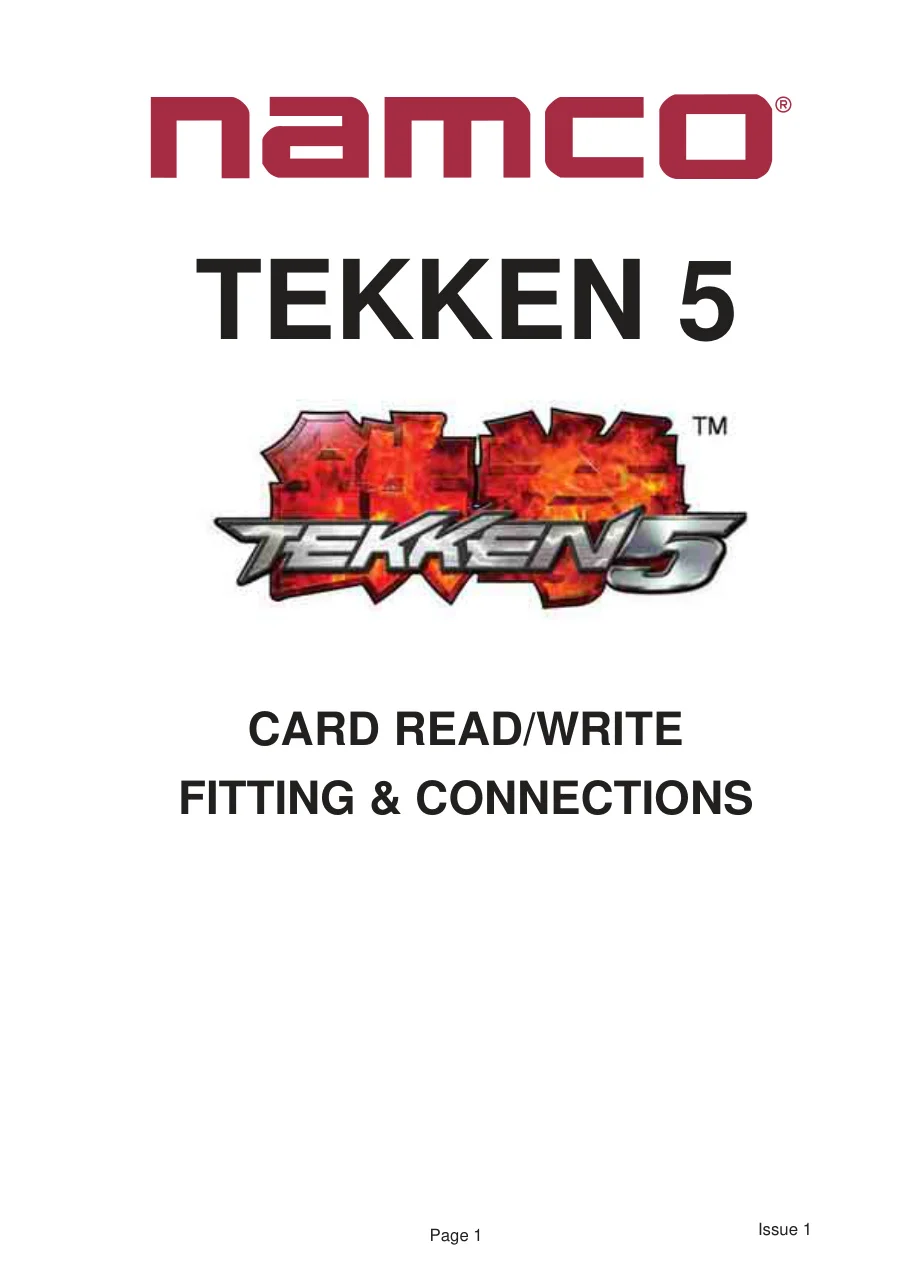 tekken 5 reader conversion kit instructions|namco|aux-boards|.webp