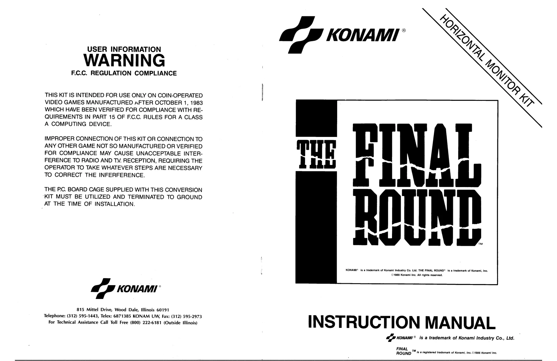 the round manual|konami|games|.webp