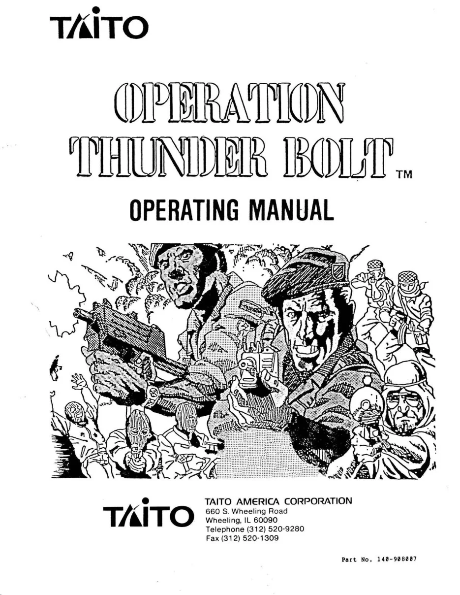 thunderbolt operation manual|taito|games|.webp