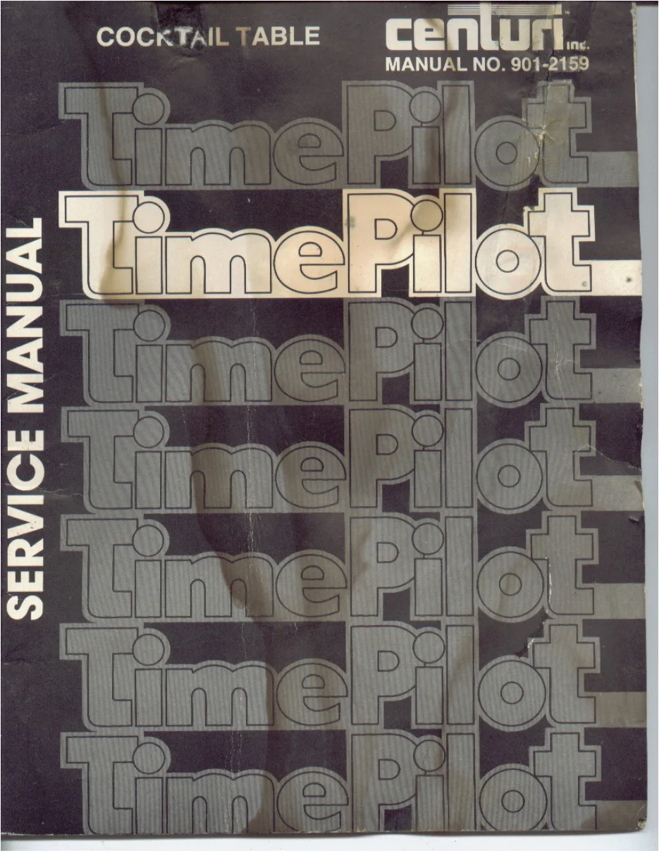 time pilot cocktail service manual|konami|games|.webp