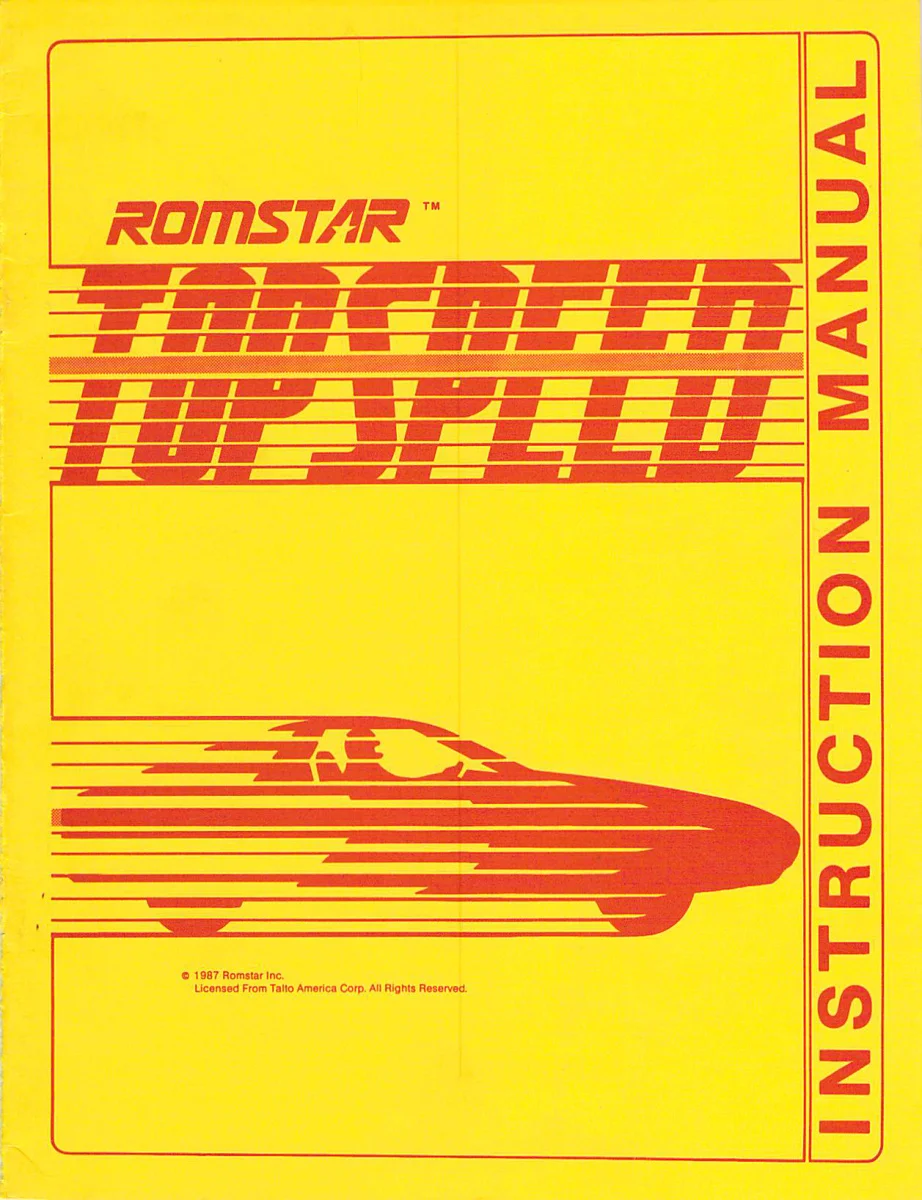top speed instruction manual|taito|games|.webp