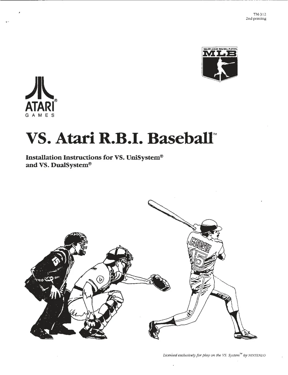 vs rbi baseball tm-321 manual|atari|games|2nd printing.webp