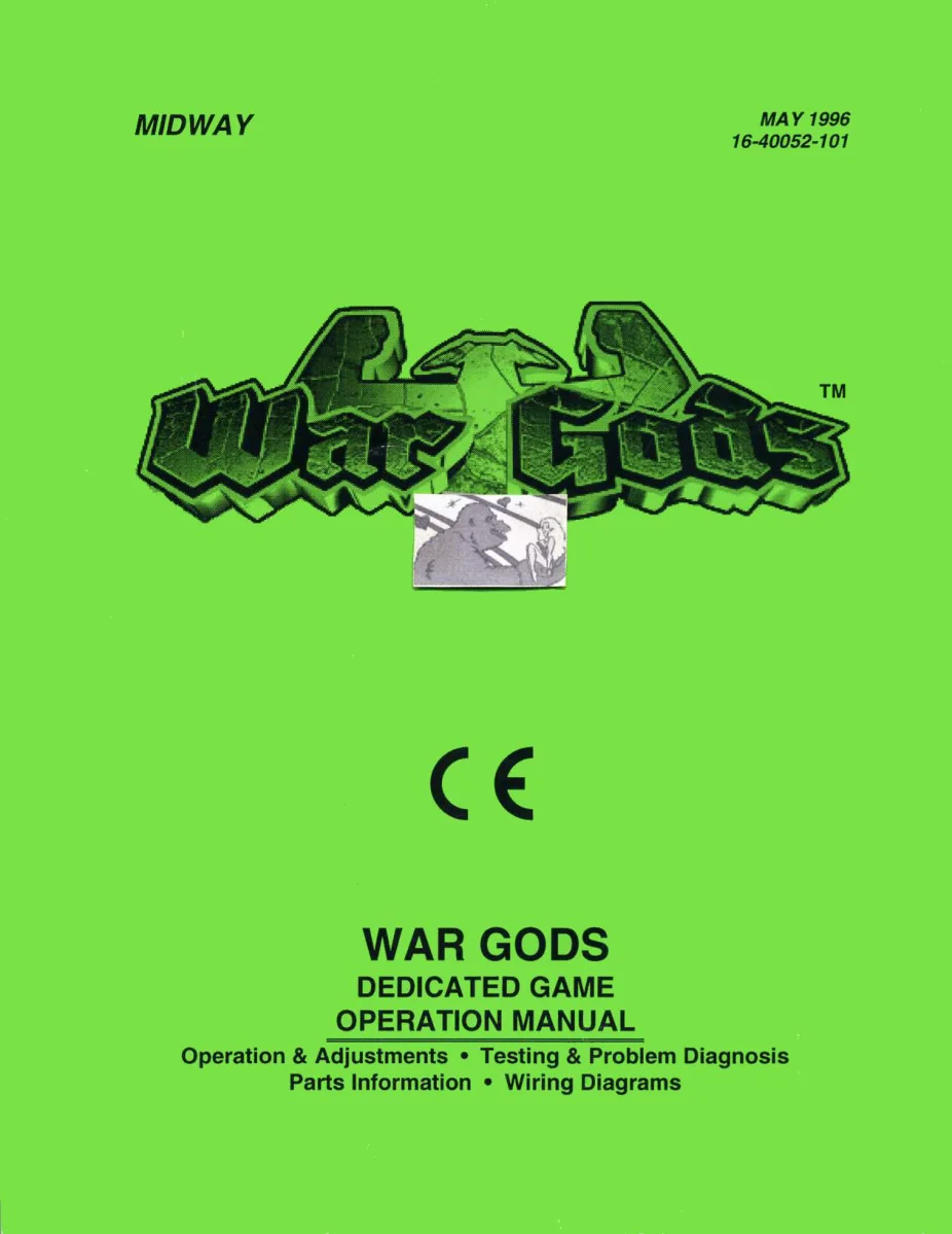 war gods manual|bally-midway|games|.webp