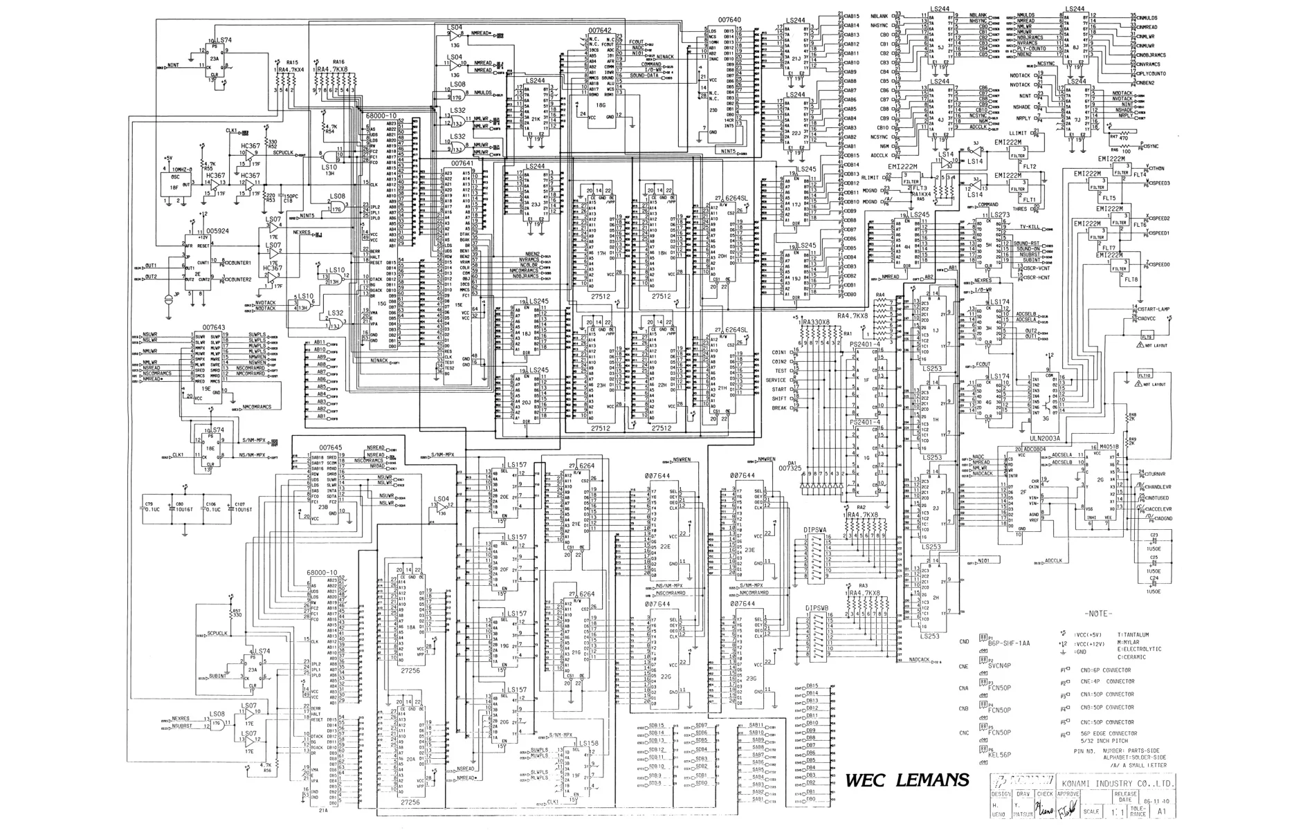 wecle mans schematic|konami|schematics-and-wiring|.webp