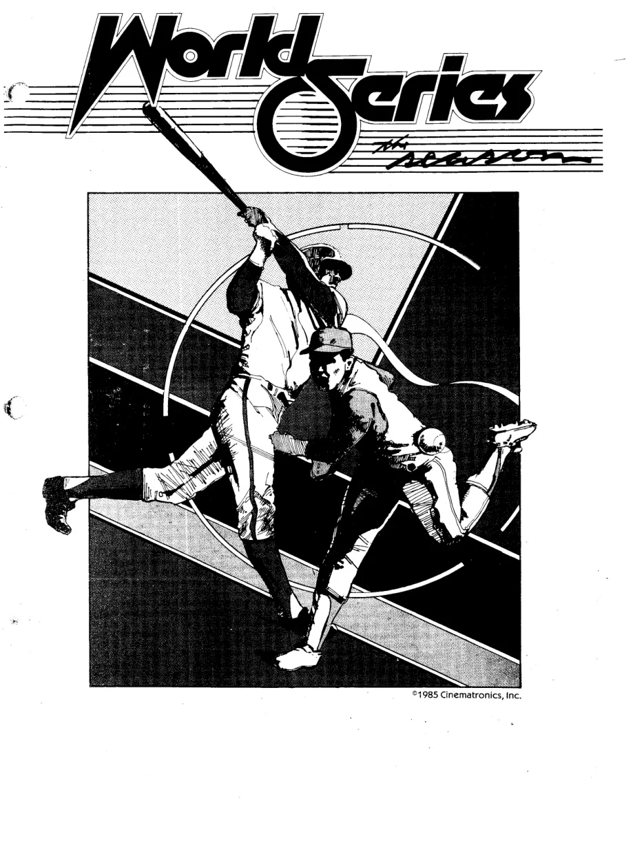 world series the season 1985 manual|cinematronics|games|.webp