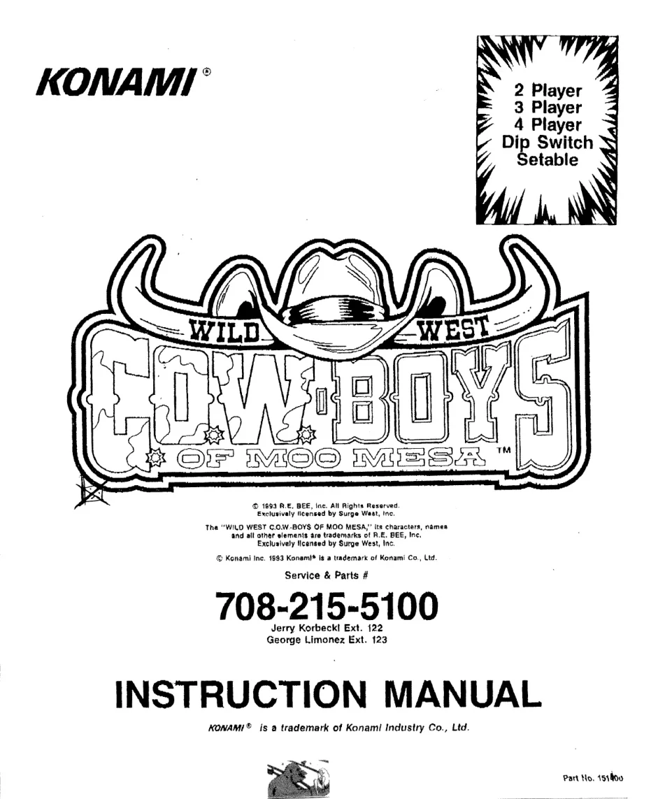 wwcowboys manual|konami|games|.webp