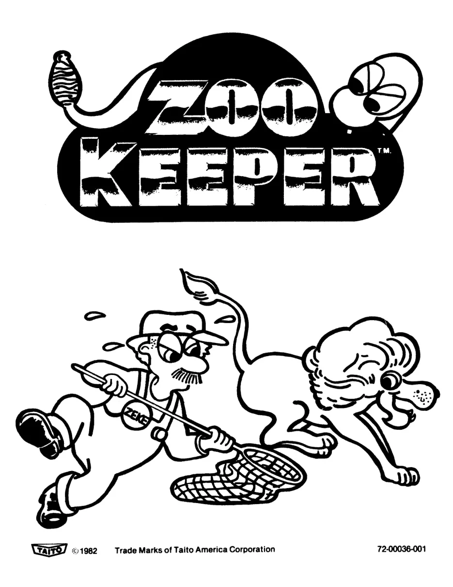 zoo keeper manual|taito|games|.webp