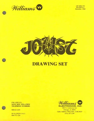 joust drawing set dec 1982 manual|williams|schematics-and-wiring|rev a.webp