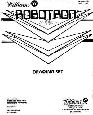 robotron 2084 drawing set manual|williams|schematics-and-wiring|.webp