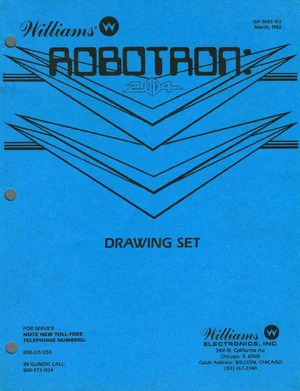 robotron drawing set march 1982 manual|williams|schematics-and-wiring|.webp