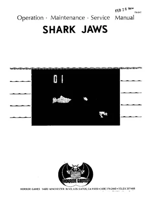 arcade shark jaws manual|atari|games|.webp