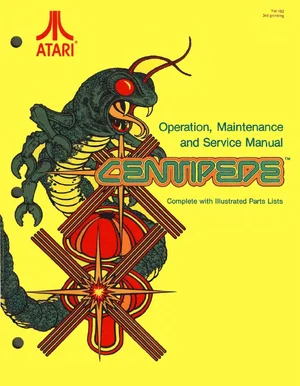 centipede tm-182 manual|atari|games|3rd printing.webp