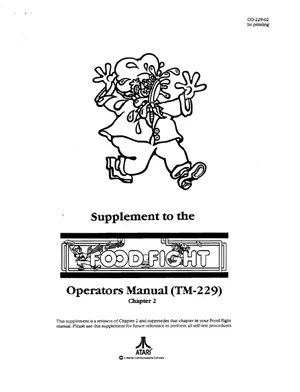 food fight co-229-02 manual|atari|games|1st printing.webp